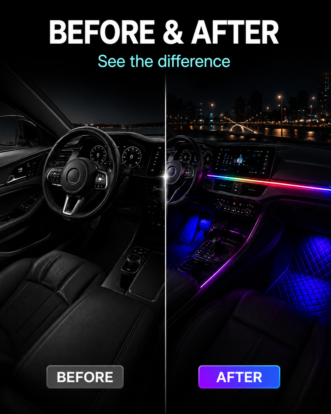Vensley Rbg Complete Ambient Lights Kit