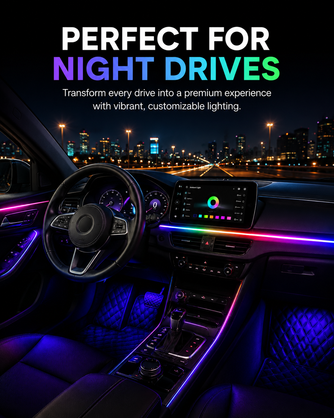 Vensley Rbg Complete Ambient Lights Kit