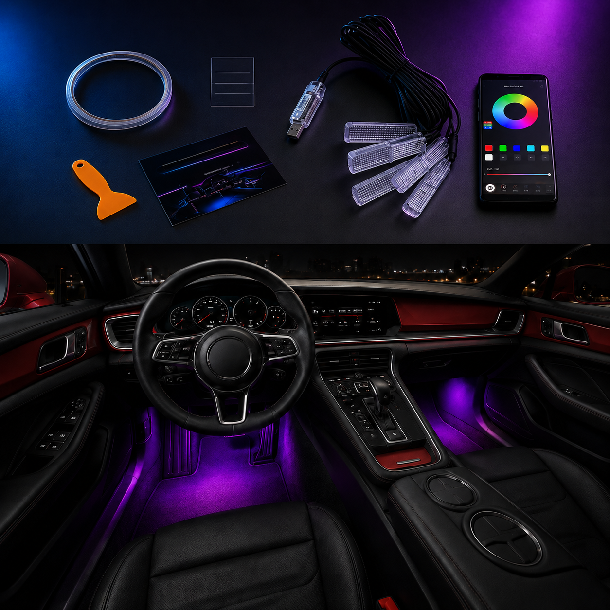 Vensley Rbg Complete Ambient Lights Kit