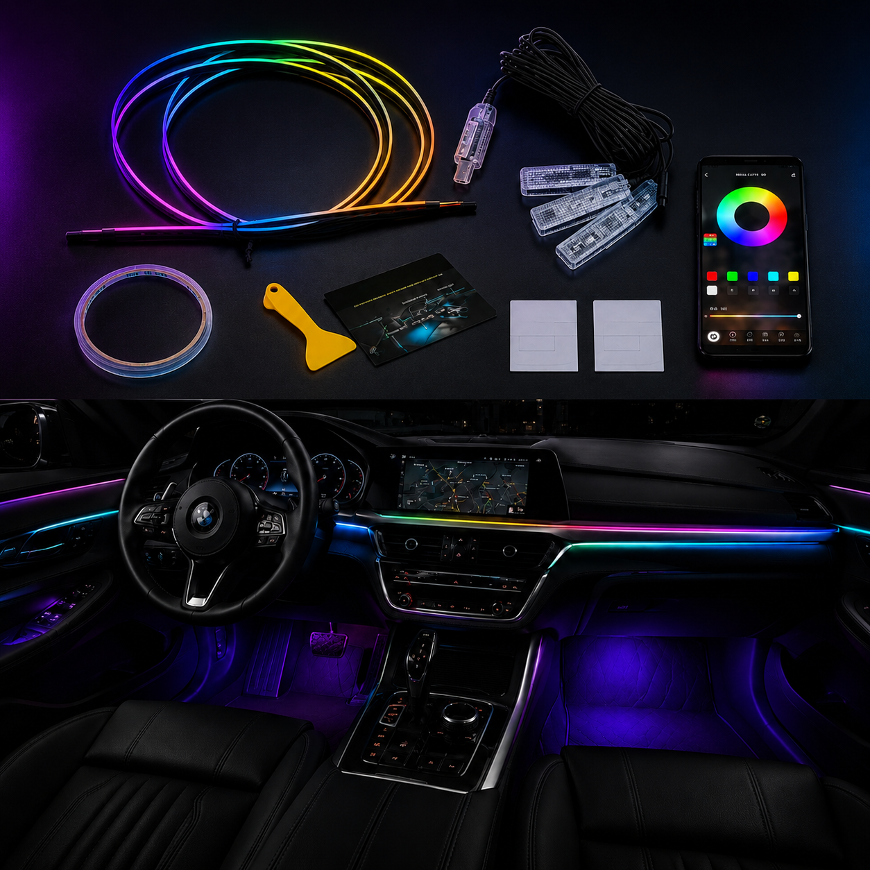 Vensley Rbg Complete Ambient Lights Kit