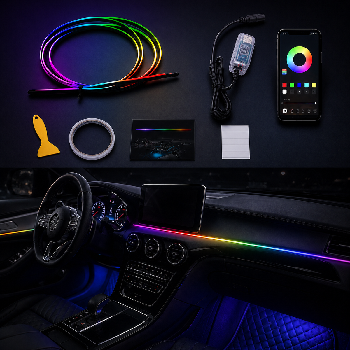 Vensley Rbg Complete Ambient Lights Kit