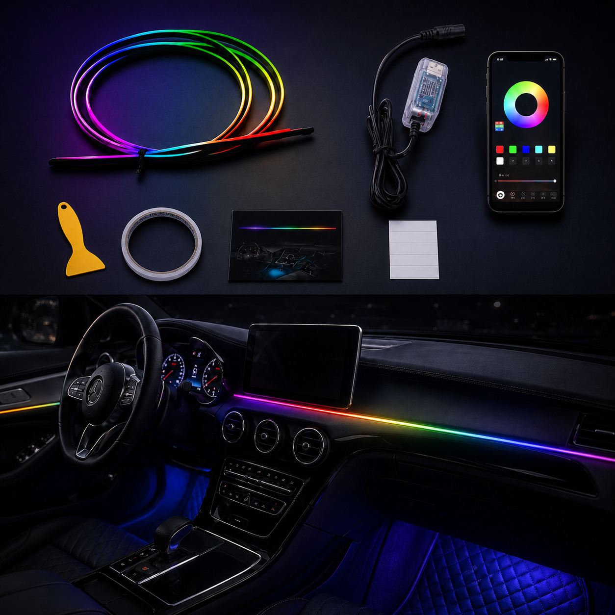 Vensley Rbg Complete Ambient Lights Kit