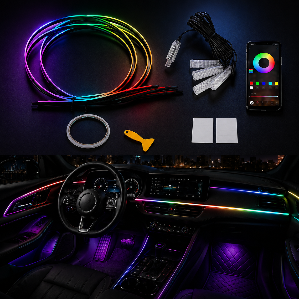 Vensley Rbg Complete Ambient Lights Kit